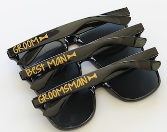 Personalized Sunglasses, Custom Wedding Favor, Bachelorette Gifts, Bachelorette Party Favors, Destination Wedding, Groomsman Gifts