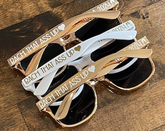 Personalized Sunglasses, Rose Gold Sunglasses, Bridesmaid Sunglasses, Bridal Party Sunglasses, Custom Wedding Sunglasses, Party Favors