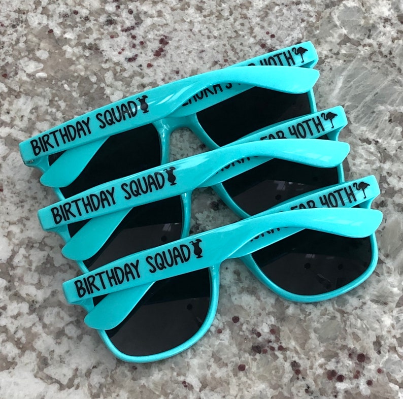 40th Birthday 30th Birthday Birthday Sunglasses All Must Match Personalized Sunglasses Dirty Thirty Discounted Sunglasses