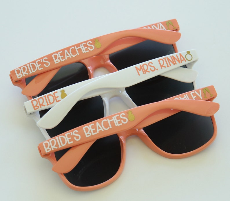 Bachelorette Party Favors Bachelorette Sunglasses Bridal Party Sunglasses Personalized Sunglasses Wedding Sunglasses