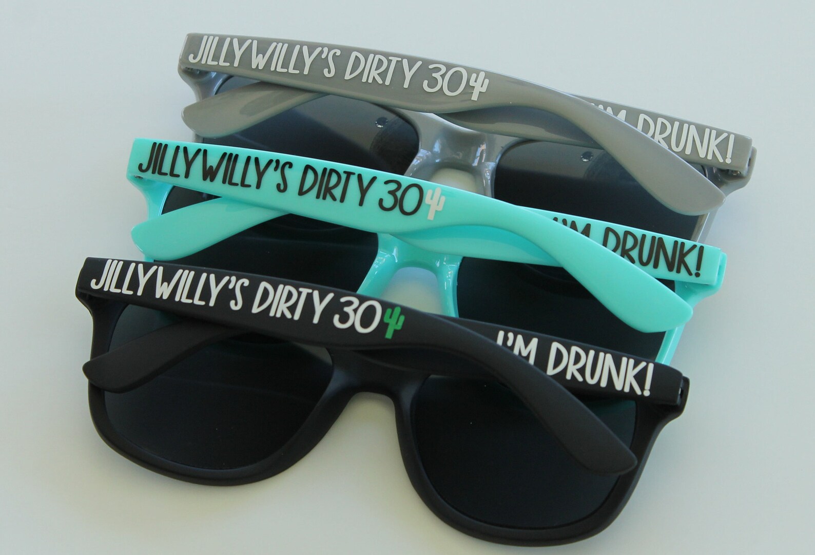 Dirty 30" Sunglasses For Women, 30th Birthday Decorations