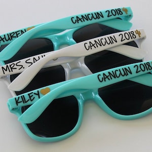 Personalized Sunglasses, Rose Gold Sunglasses, Wedding Favors, Bridesmaid Sunglasses, Bachelorette Shades, Custom Sunglasses, Party Favors