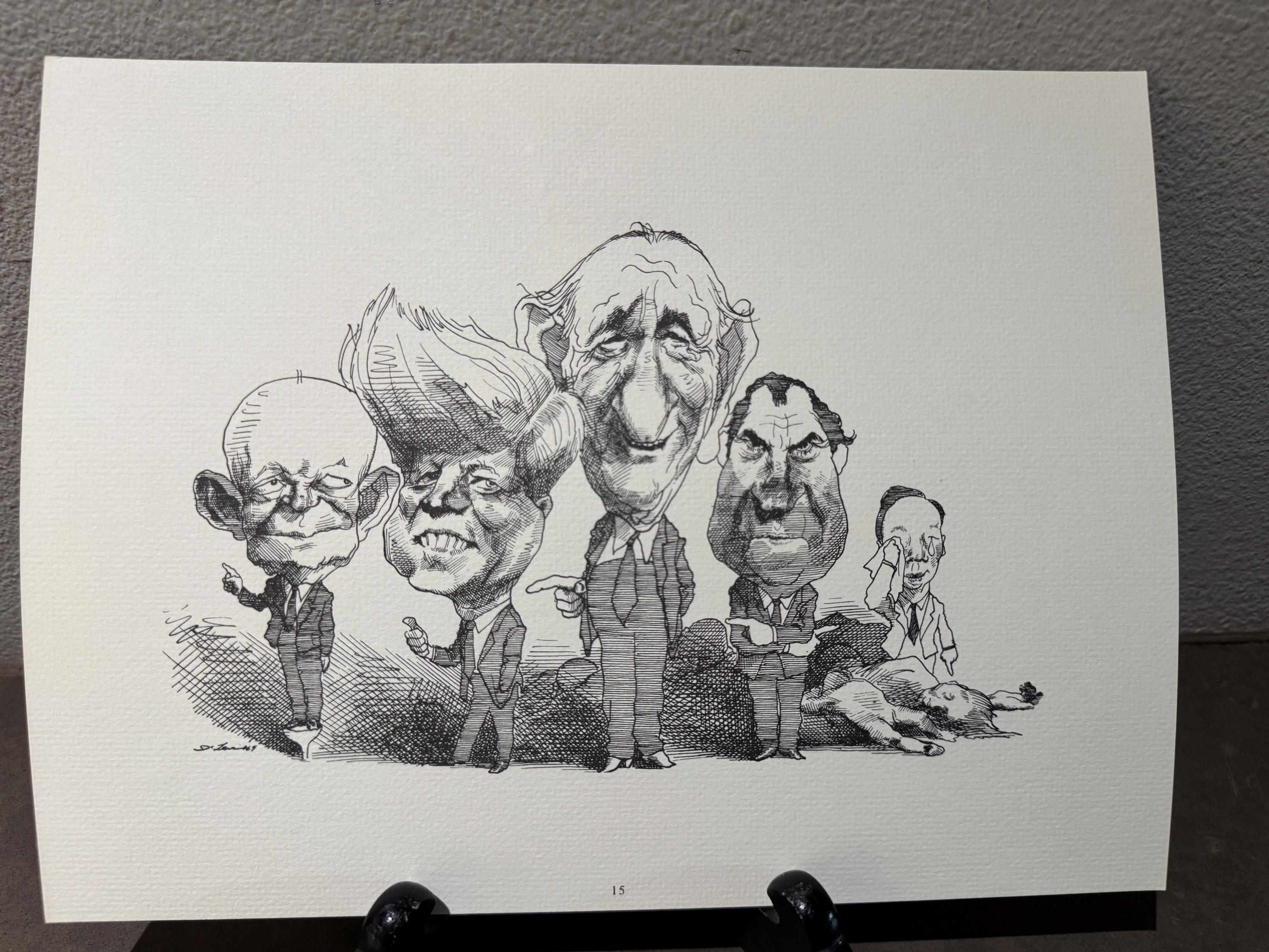 Nixon Caricature - Etsy