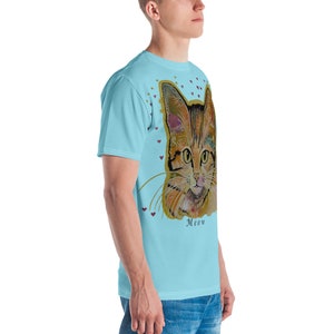 Cat T-shirt, Rainbow Cat T-shirt image 3