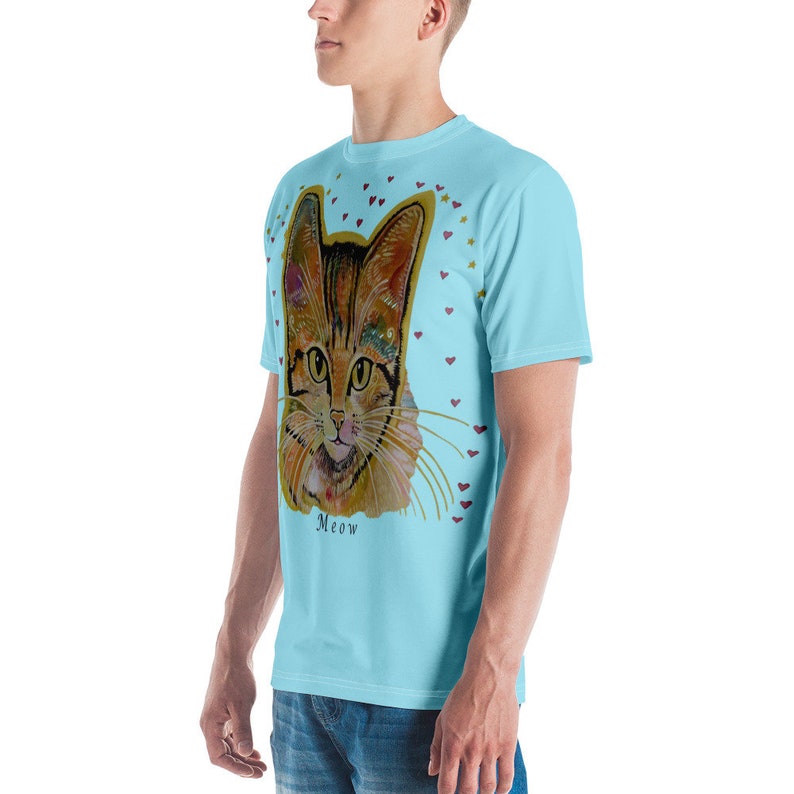 Cat T-shirt, Rainbow Cat T-shirt image 4