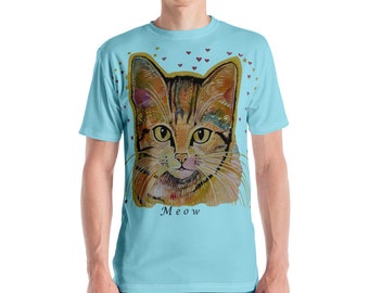 Cat T-shirt, Rainbow Cat T-shirt