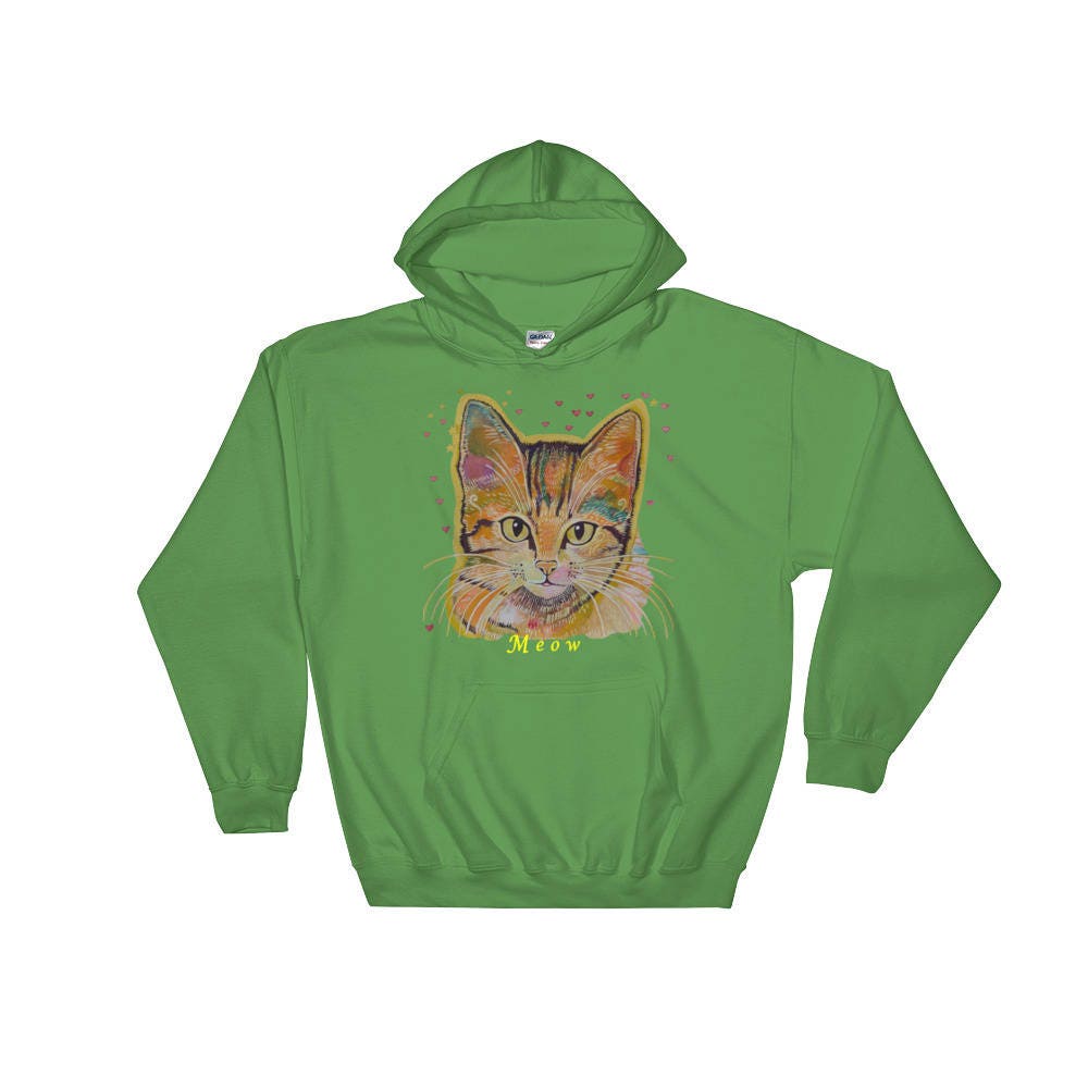 Women's Cat Sweatshirt Women's Kitten Sweatshirt Etsy