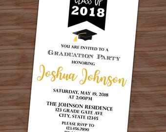 graduation party invitation graduation announcement tassel etsy