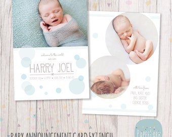 birth announcement template newborn