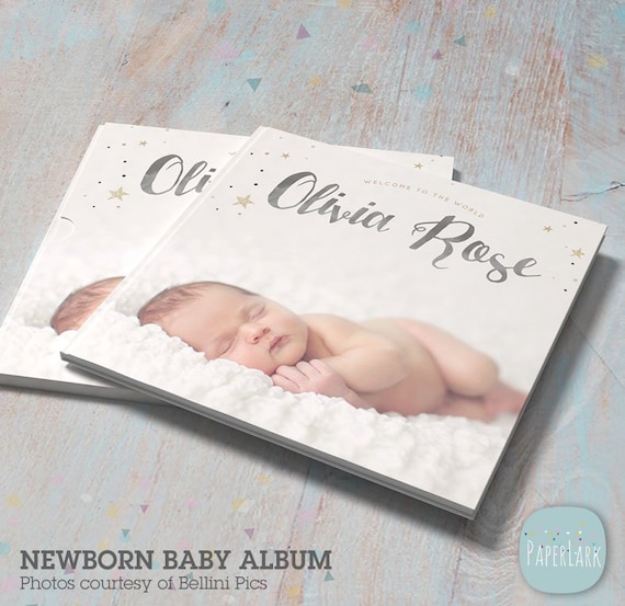 Ywlake Álbum de fotos para bebé niño de 4 x 6 pulgadas, 300 fotos de  bolsillo, cubierta de cuero, para recién nacido, álbum Bebe con capacidad  para