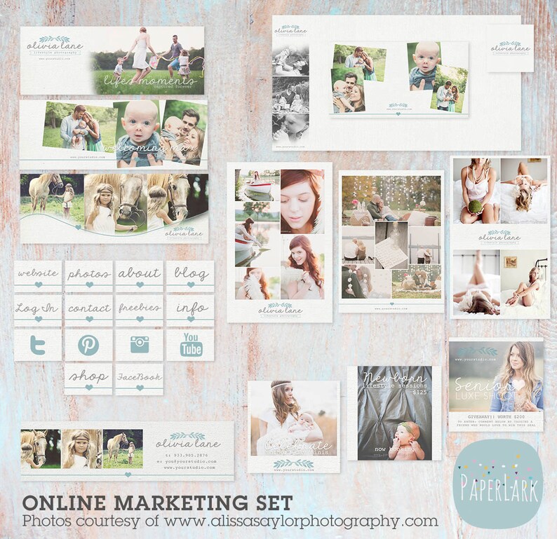 Photography Marketing Set BUNDLE and SAVE Print, Online, Forms & Contract Sets LG032 Instant Download image 3