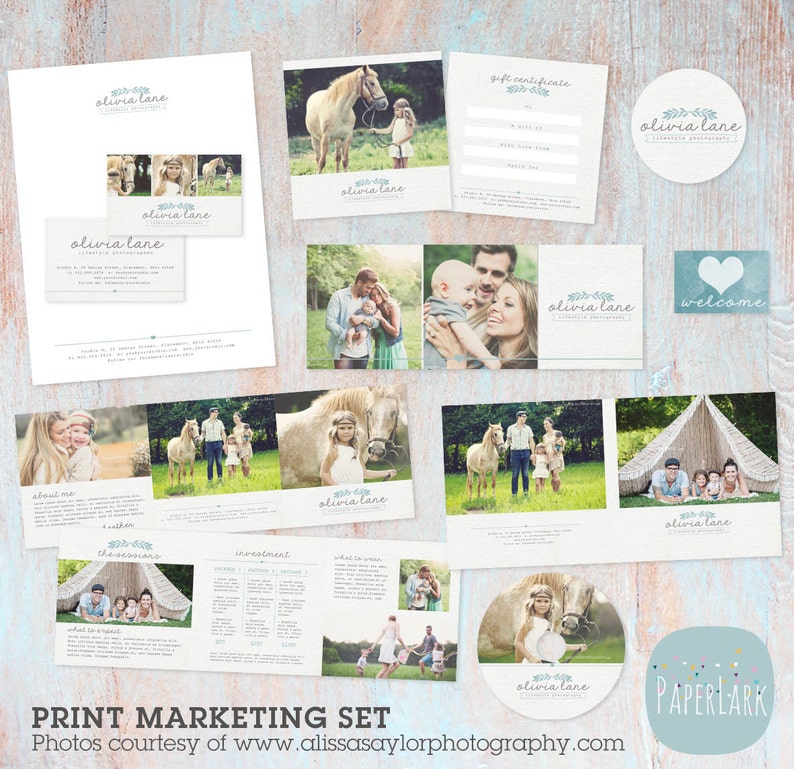Photography Marketing Set BUNDLE and SAVE Print, Online, Forms & Contract Sets LG032 Instant Download image 2