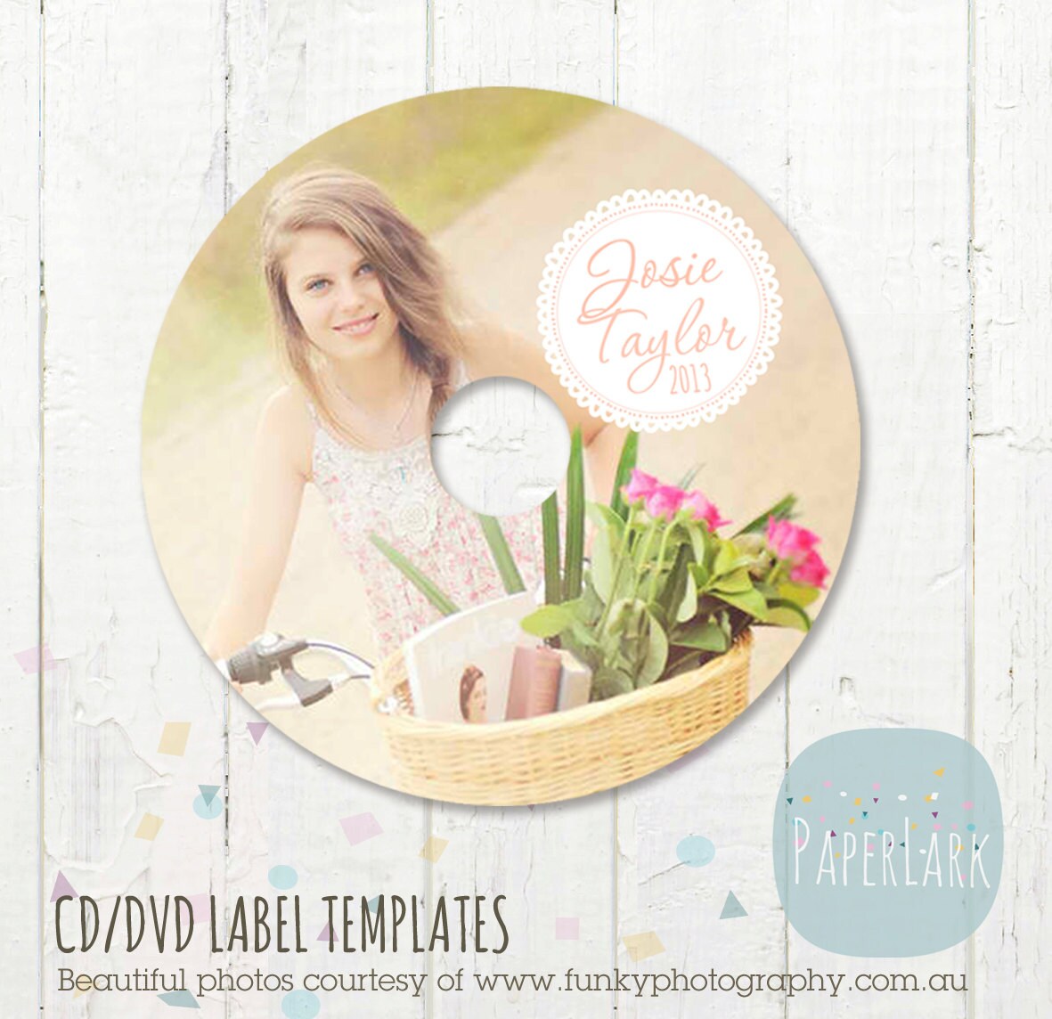 Cd/dvd Label Photoshop Templates EB008 INSTANT Download | Etsy