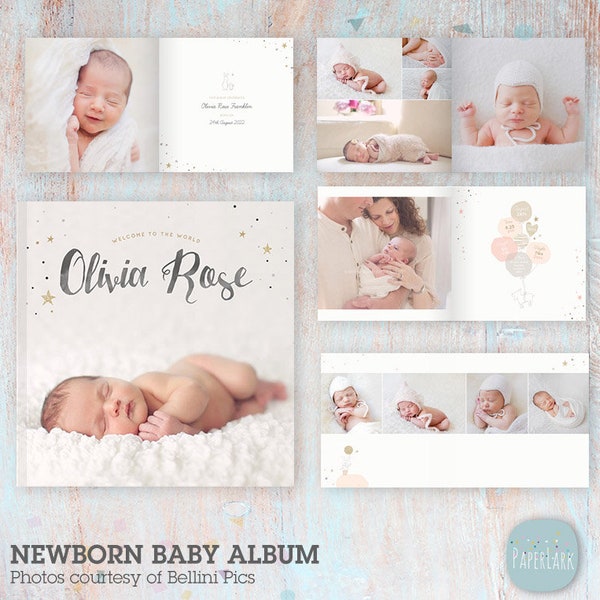 Example Baby Album Baby Album Template - Etsy