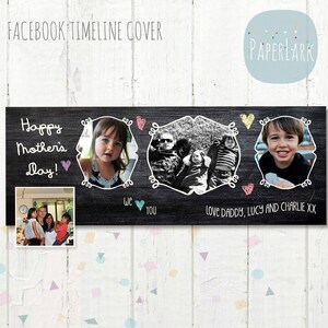 Facebook timeline cover photoshop template - Mothers Day - HM001 - INSTANT DOWNLOAD