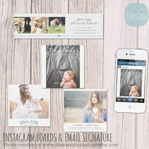 Social Media Marketing Set Online branding Twitter/Instagram/Pinterest LG030 INSTANT DOWNLOAD image 3