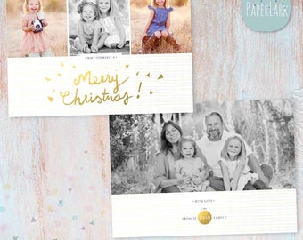 Christmas, Card, Holiday Template, Merry Christmas Card, Xmas template, Photography template, Photoshop template,AC043-INSTANT DOWNLOAD