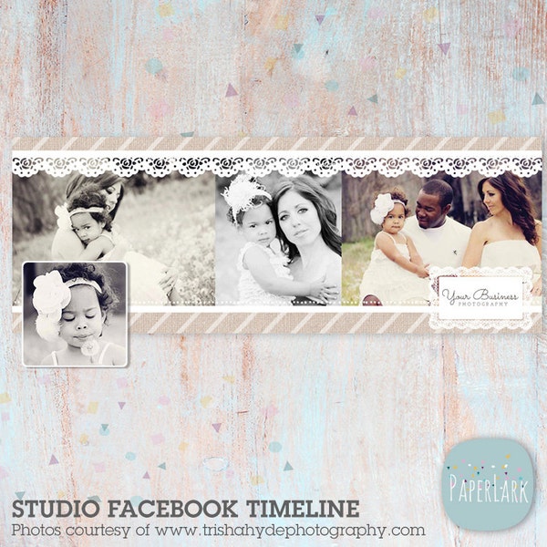 Studio Facebook Timeline - Photoshop Template - HA001 - INSTANT DOWNLOAD