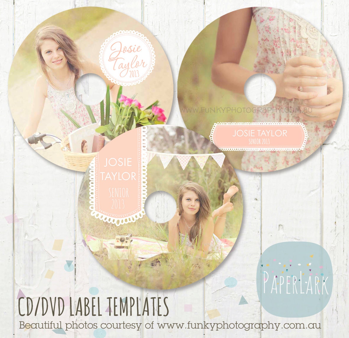 Cd/dvd Label Templates EB008 INSTANT Download Etsy