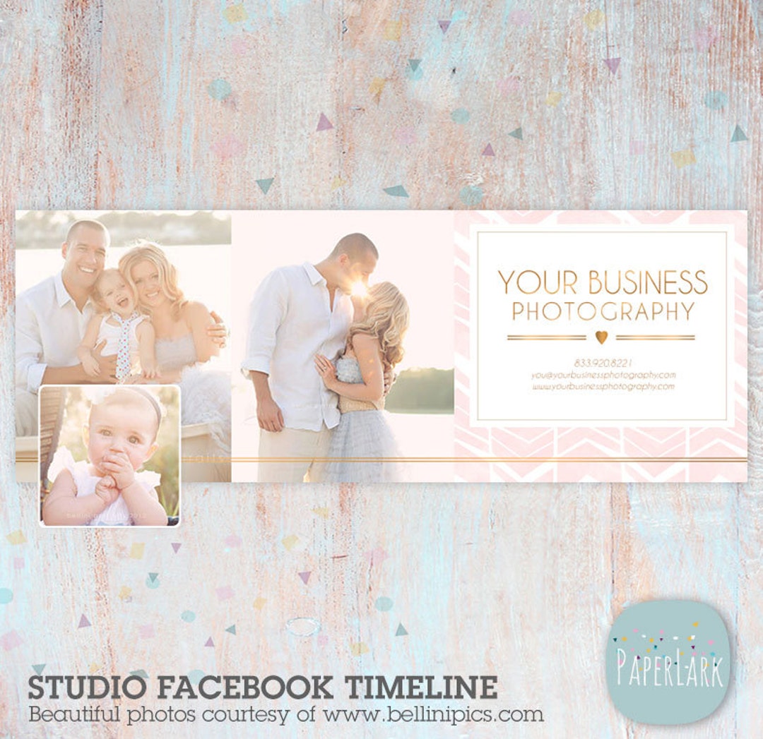 Studio Facebook Timeline - Photoshop Template - HA002 - INSTANT DOWNLOAD -  Etsy, image size:1080x1047