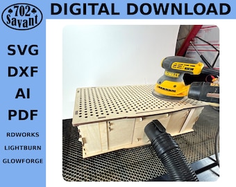 Laser Cut Downdraft Table PLANS (Digital Download ONLY) CO2 Laser/Glowforge Project