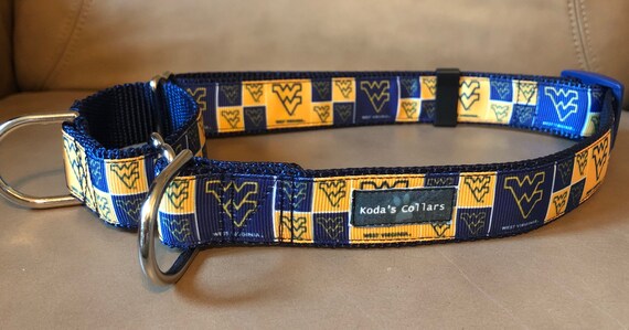wvu dog collars