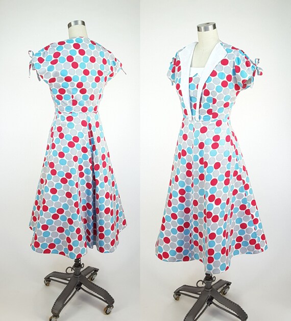 Vintage 1940s Dress Set XS S ~ Darling 40s 50s BE… - image 8