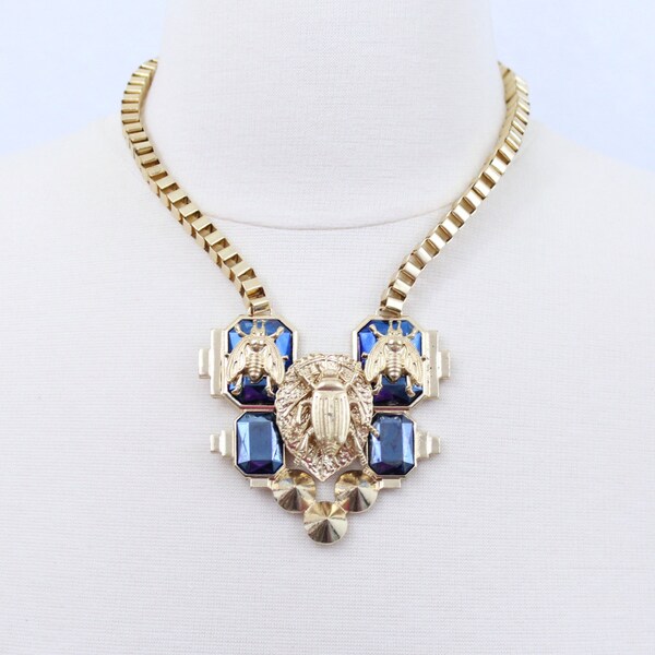 Big Chunky Necklace Etsy