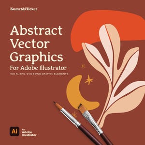 Abstract Art Vector Graphic Elements for Illustrator, Canva, Photoshop, Affinity and Cricut SVG, EPS and PNG files