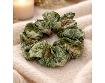 Succulent Garden Scrunchie – Standard Size