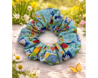 Spring Garden Scrunchie - Standard Size