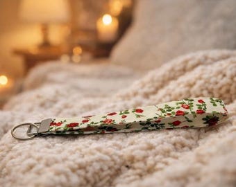 Rose Wristlet Keychain