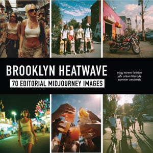 Brooklyn Heatwave | 70 Fashion Photos Bundle, Digital Assets, Digital Stock Photos, Social Media Marketing Branding, Graphic Design, Swipe