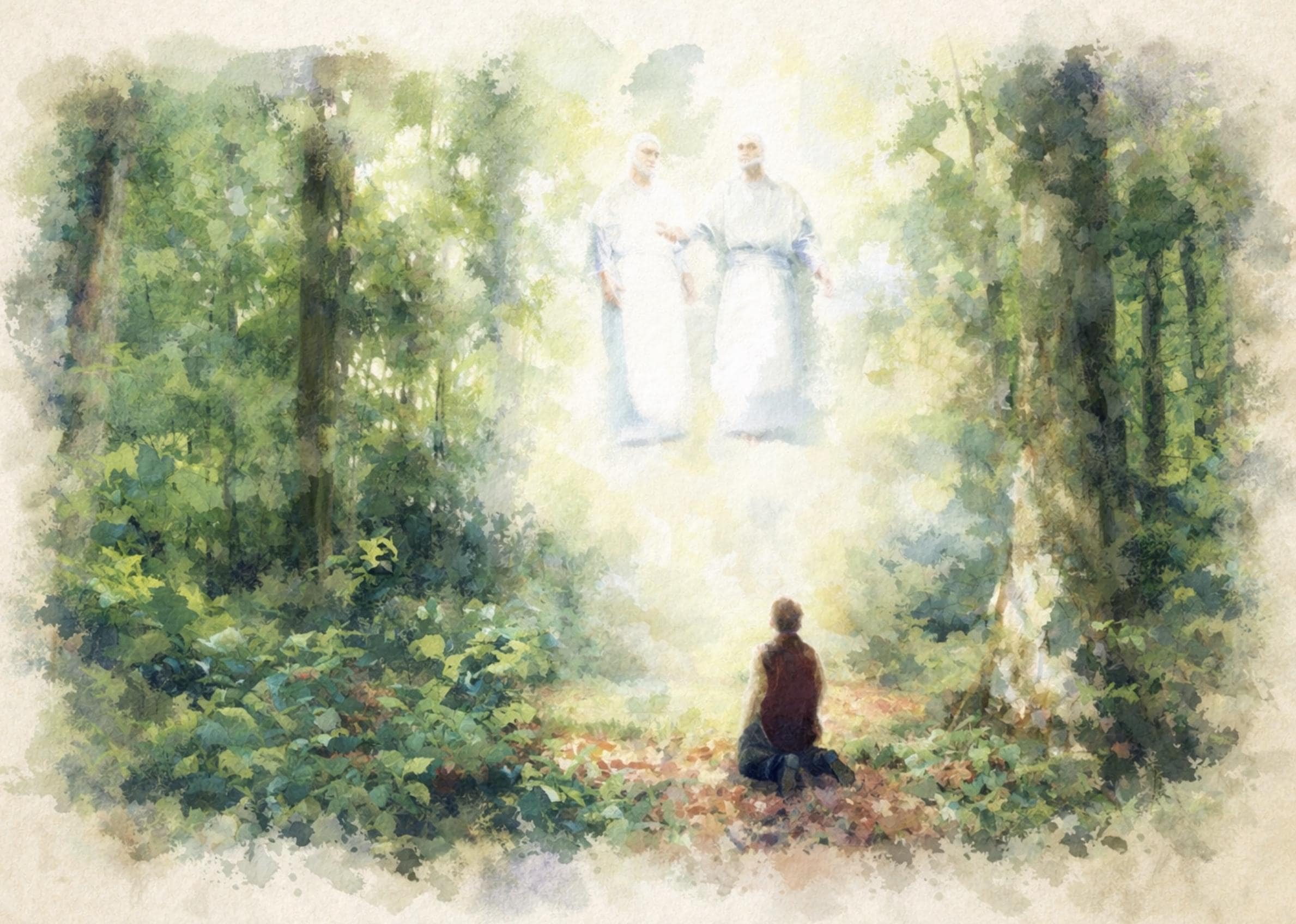 The First Vision LDS Artwork Printable, Watercolor Rendition (digital ...
