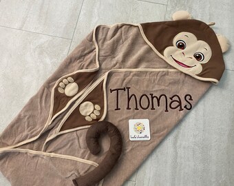 You Pick Monkey Purple Chevron Safari Animal Lightweight Pool Towel Monkey Kids Beach Towel Childs Name Gift Monkey Personalized Towel