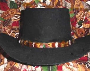 CUSTOM Pheasant Feather Fancy Narrow Hat Band - Beautiful Feathers for Gifting or Just for You!