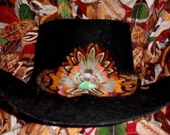 CUSTOM Pheasant Feather Crest Hat Band Great Gift -  Canada