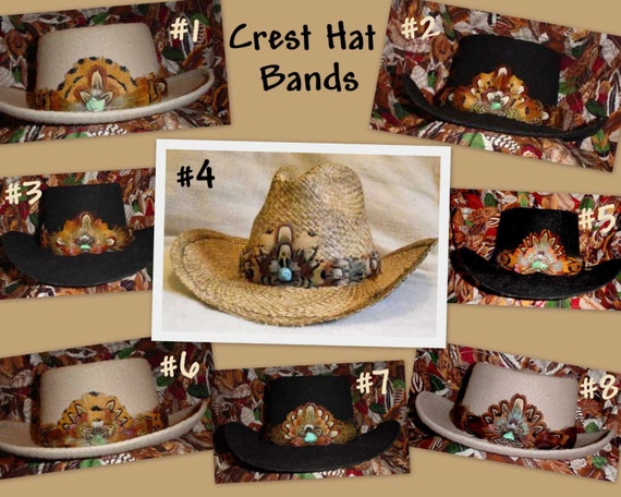 Stellar Western Feather Cowboy Hat Band for Men Women Natural Feather at   Women's Clothing store