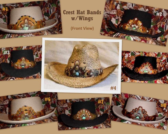CUSTOM Pheasant Feather Mini Hat Band w/ Iridescent Feathers! Handmade in USA! 
