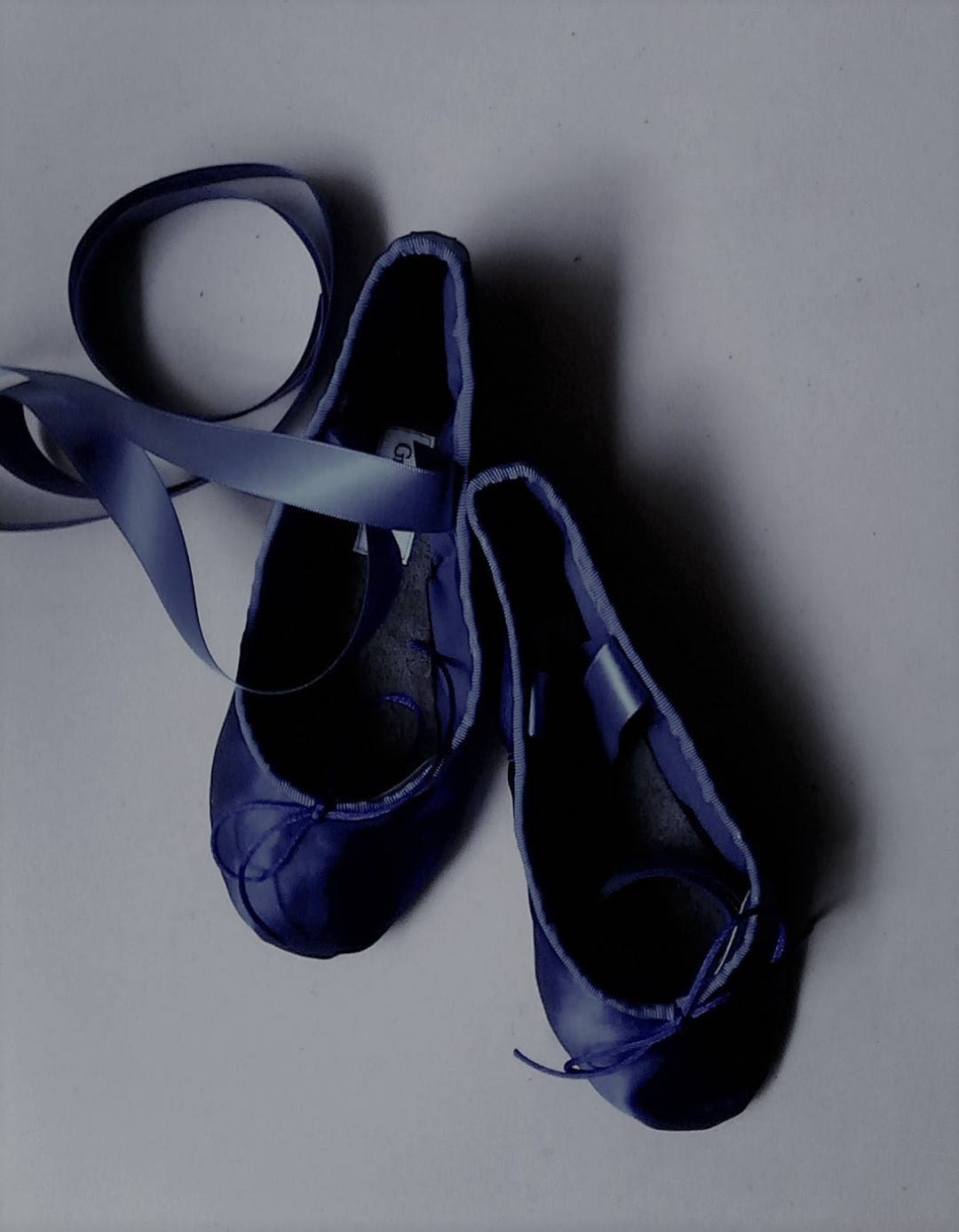 Navy Blue Satin Ballet Shoes Full Sole or Split Sole Adult Sizes Etsy