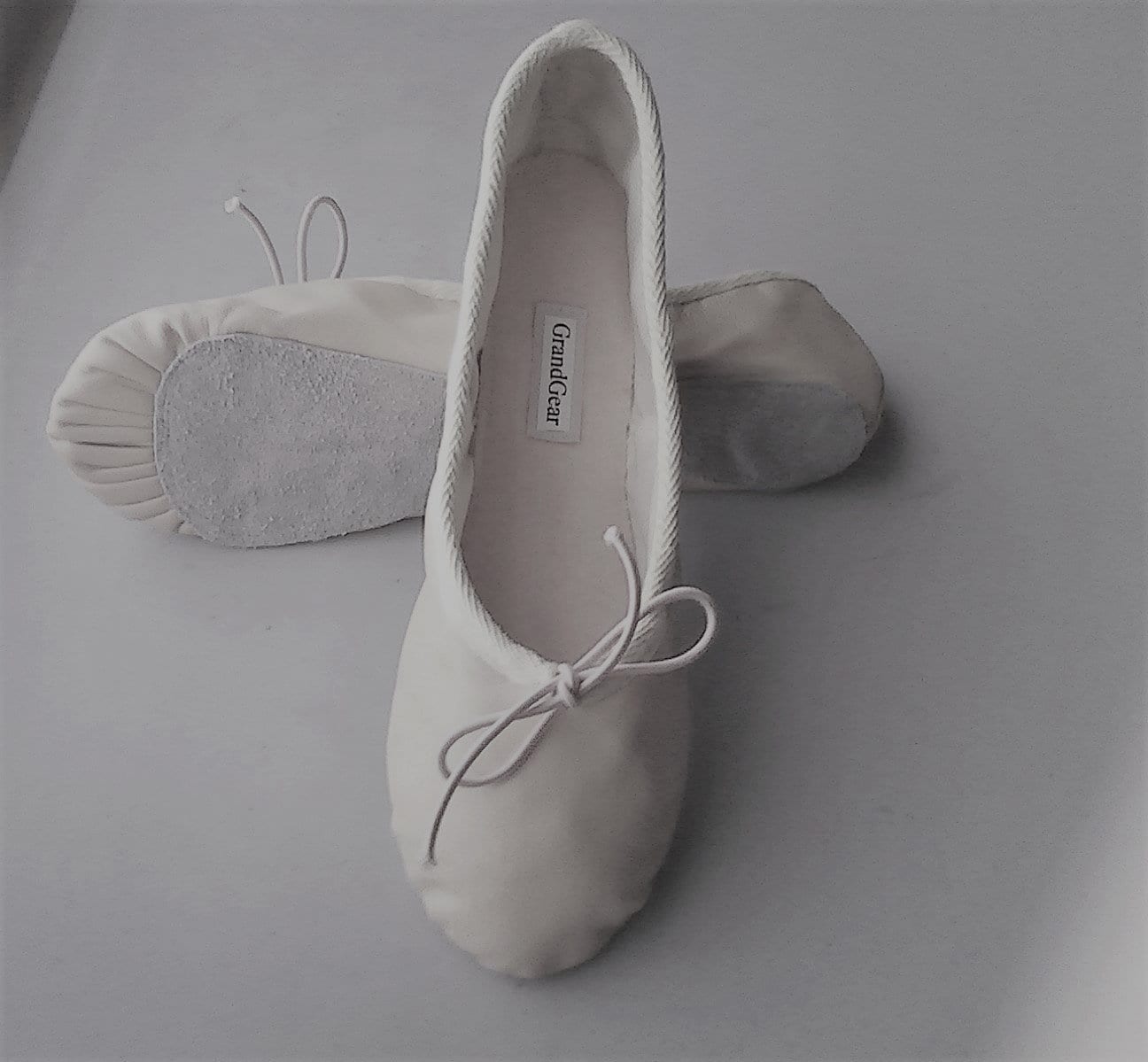 Ivory Calfskin Leather Ballet Slippers / Ballet Shoes Full Etsy UK