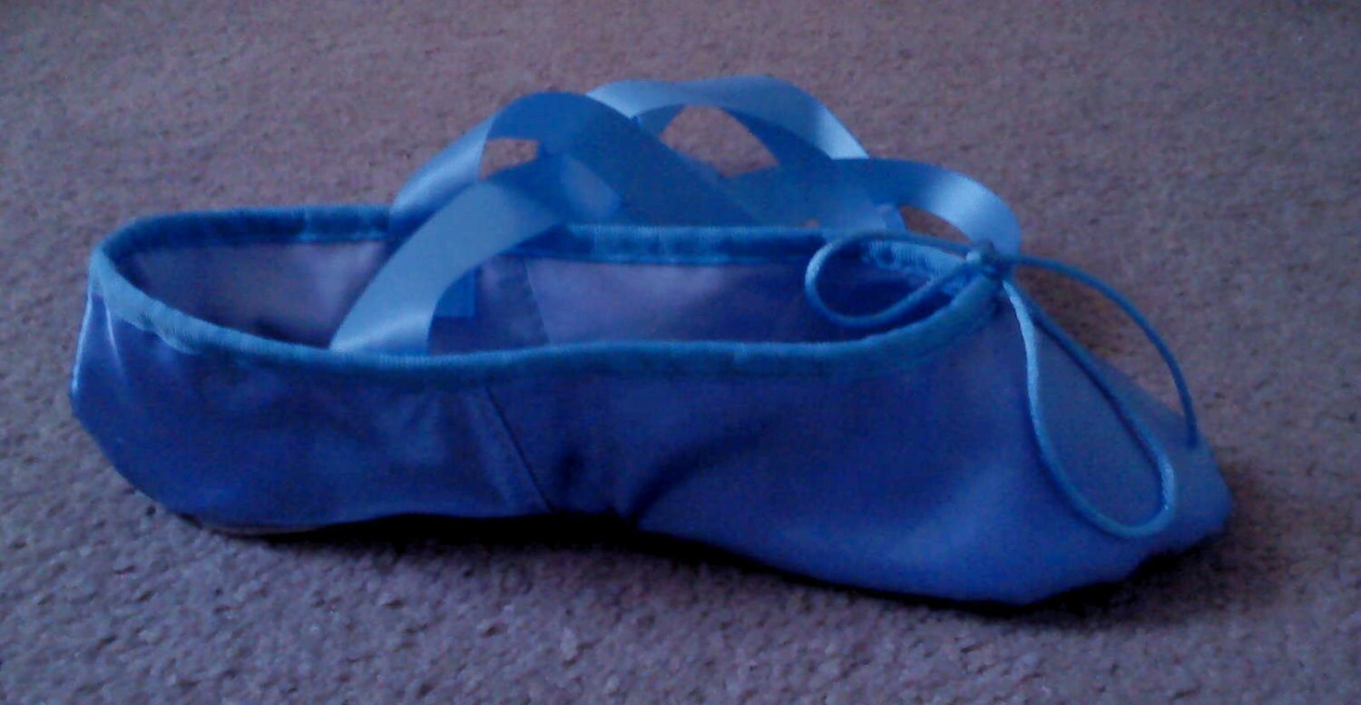 blue ballerina slippers