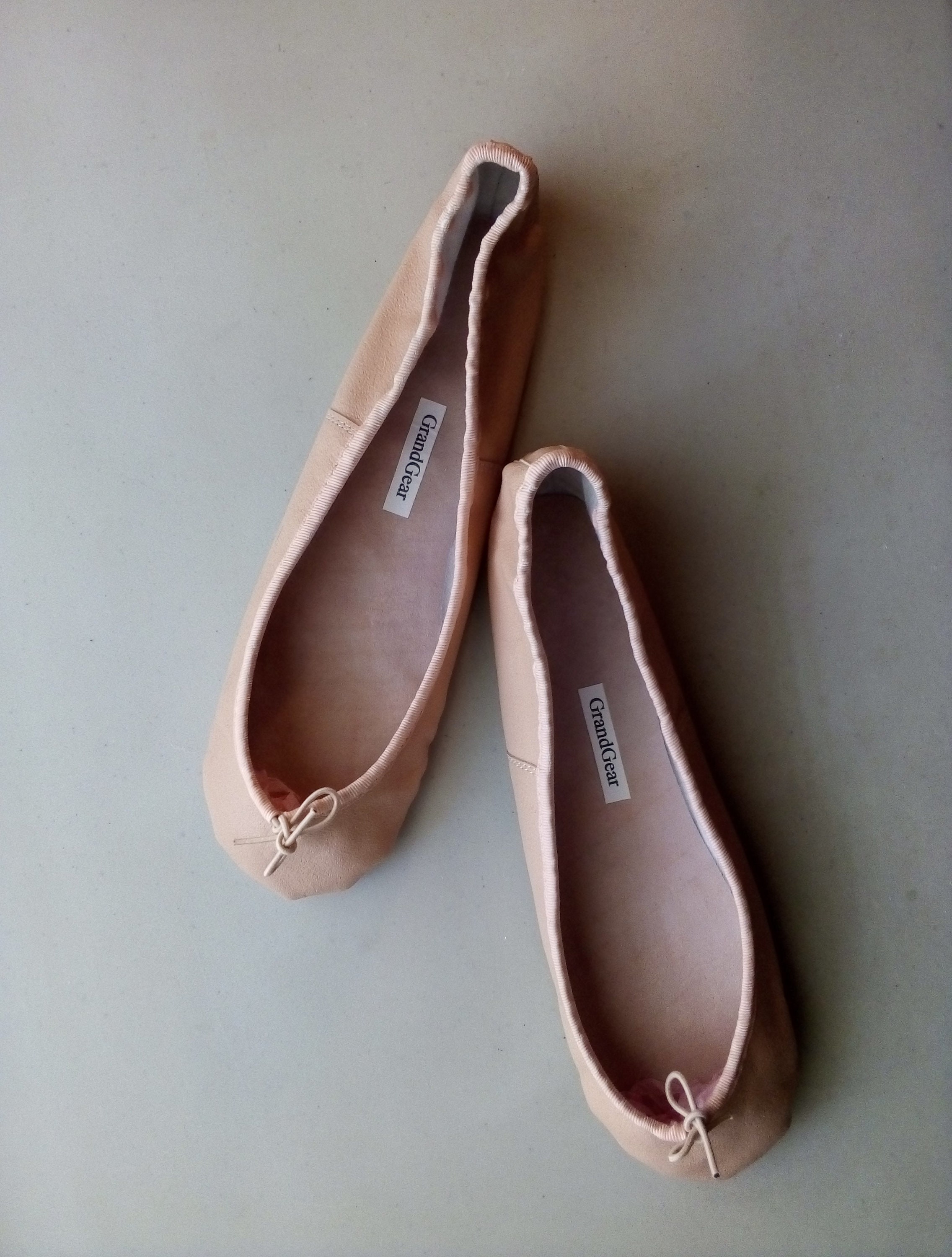 Extreme Low cut Nude Leather Ballet Shoes Adult Sizes Adult Ballet Slippers Etsy Canada