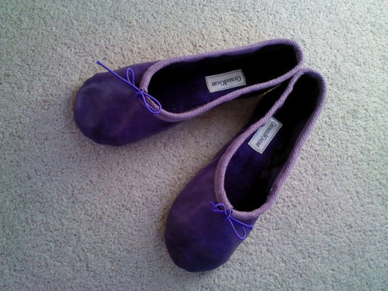 purple ballerina shoes