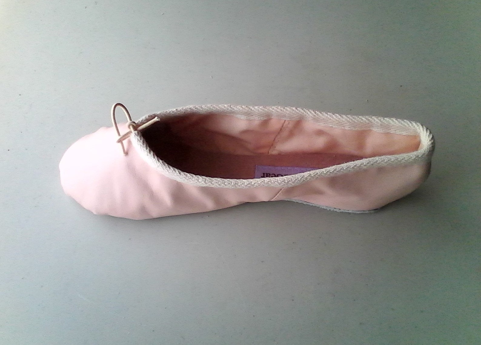 ballet pink leather ballet slippers - adult/women's sizes - full sole or split sole