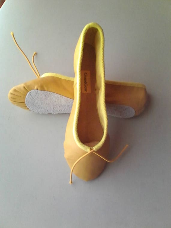 mustard yellow ballet flats