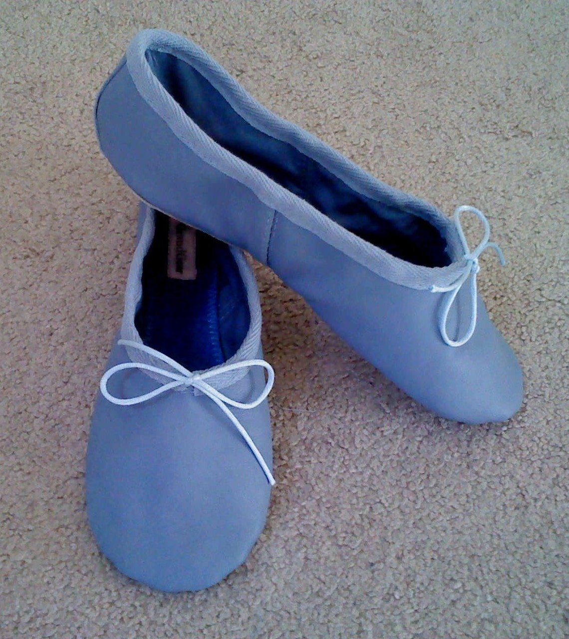 blue ballet slippers