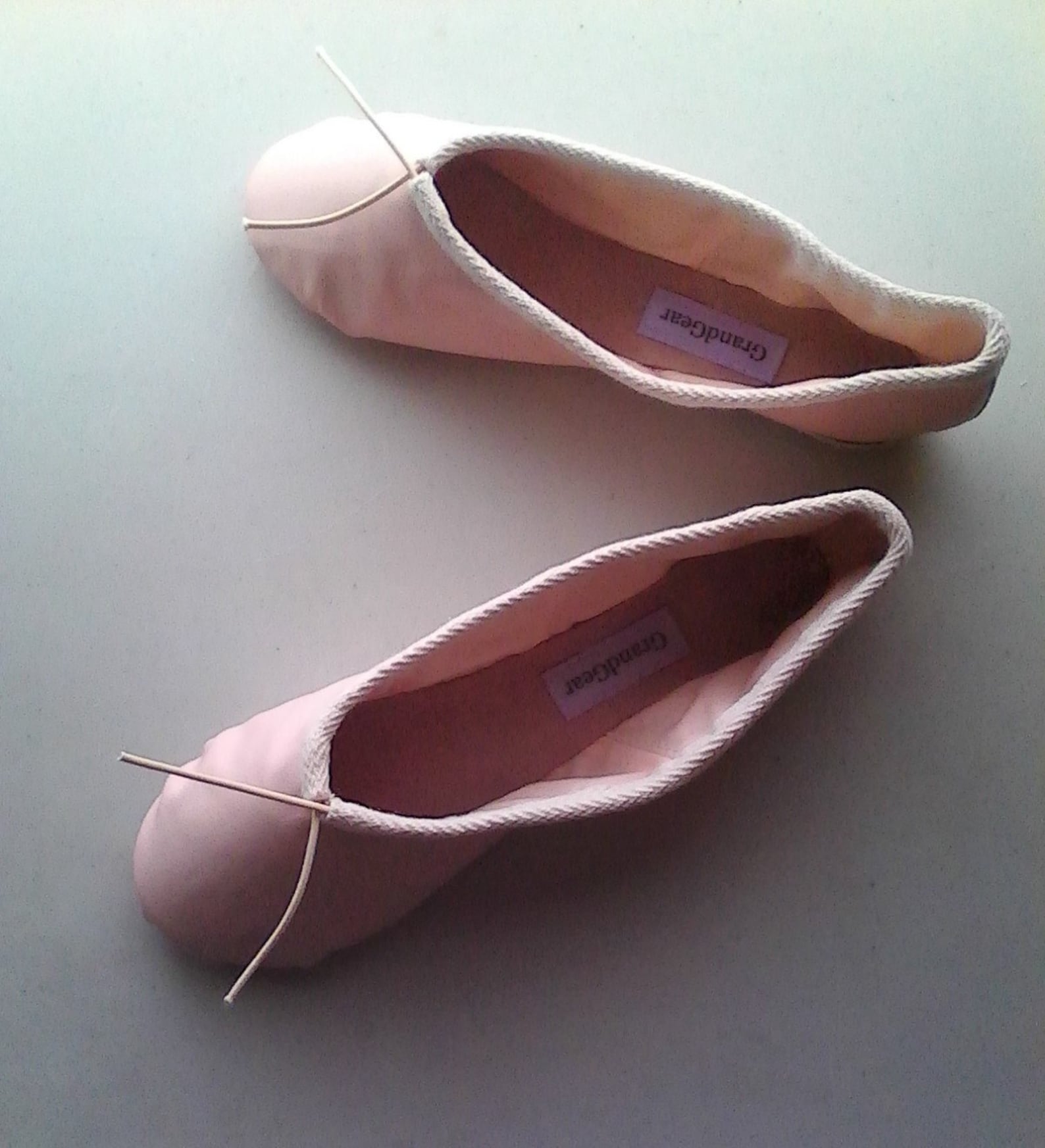 ballet pink leather ballet slippers - adult/women's sizes - full sole or split sole