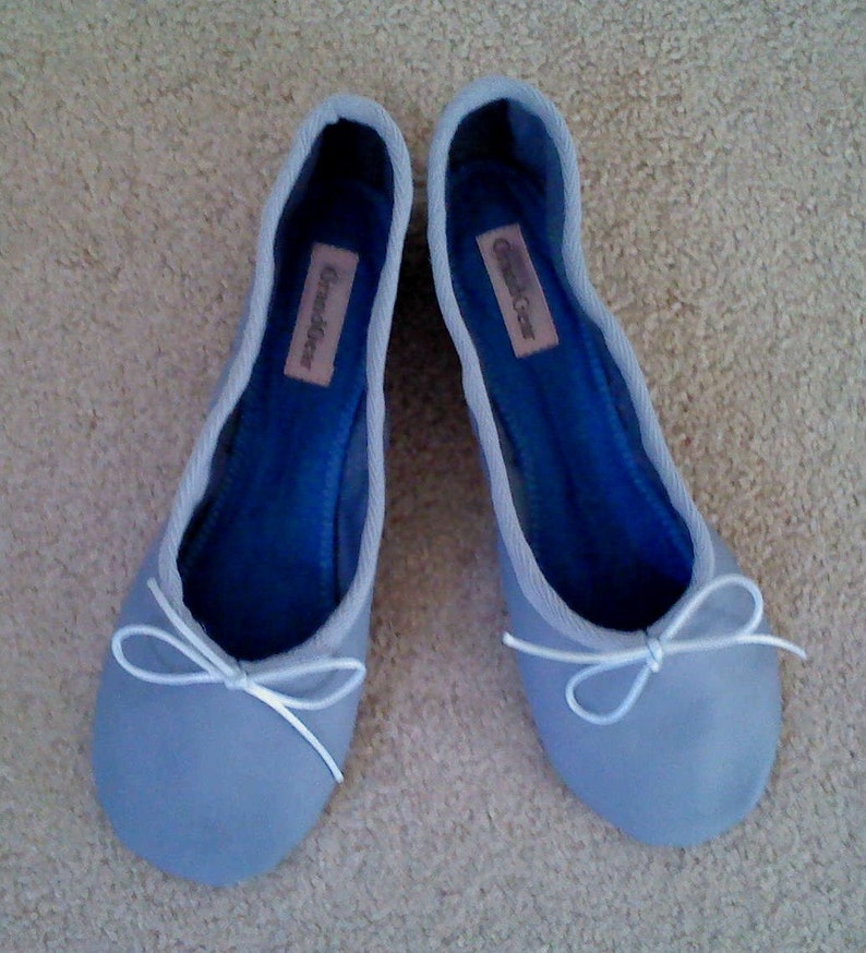 blue ballerina slippers