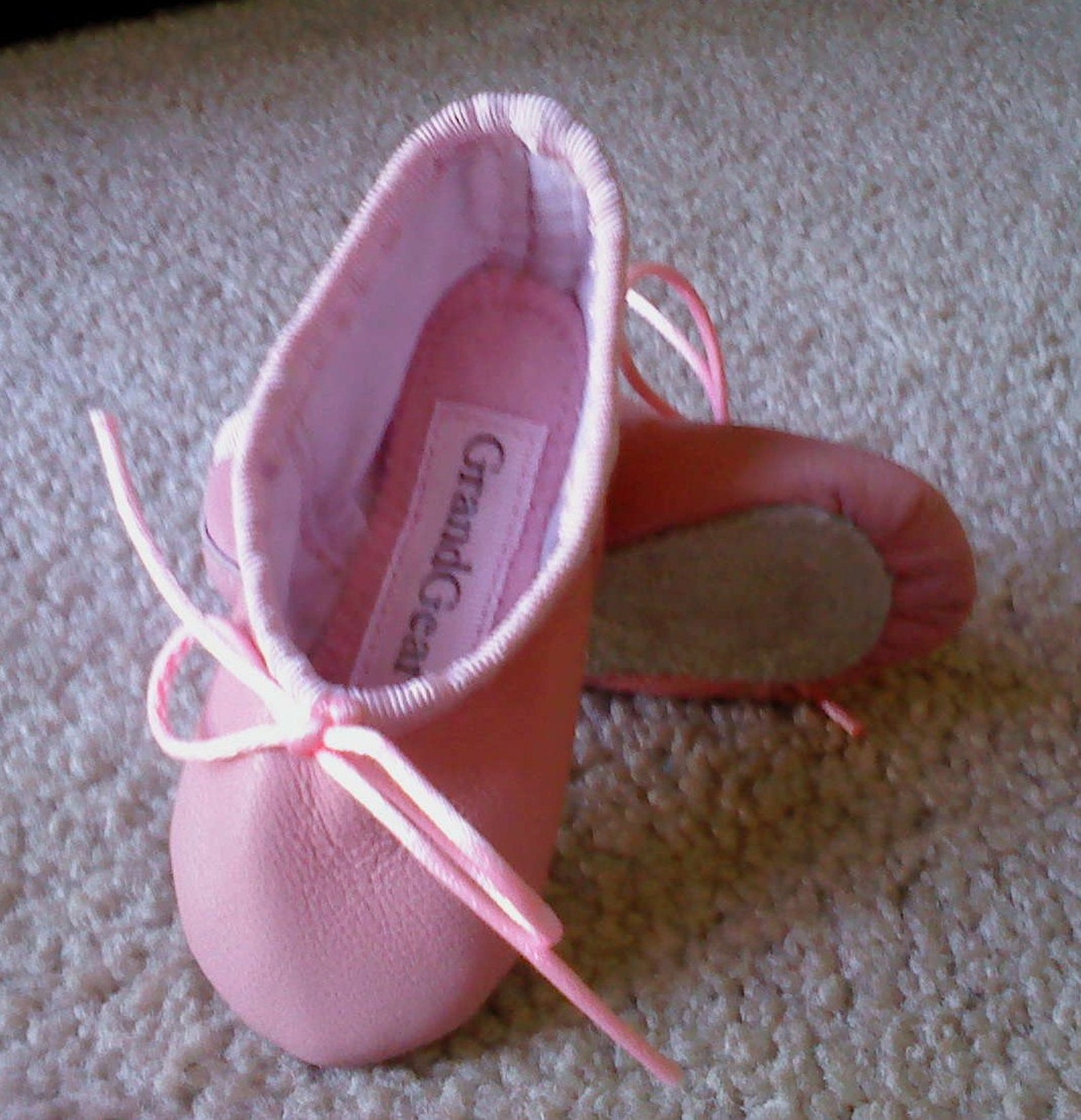 lambskin baby ballet slippers - size newborn infants